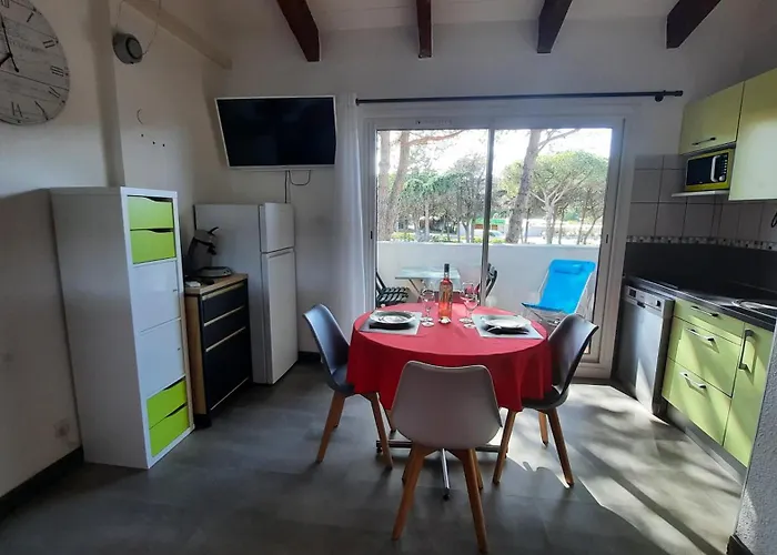 2 Pieces Mezzanine Avec Piscine Apartamento Agde